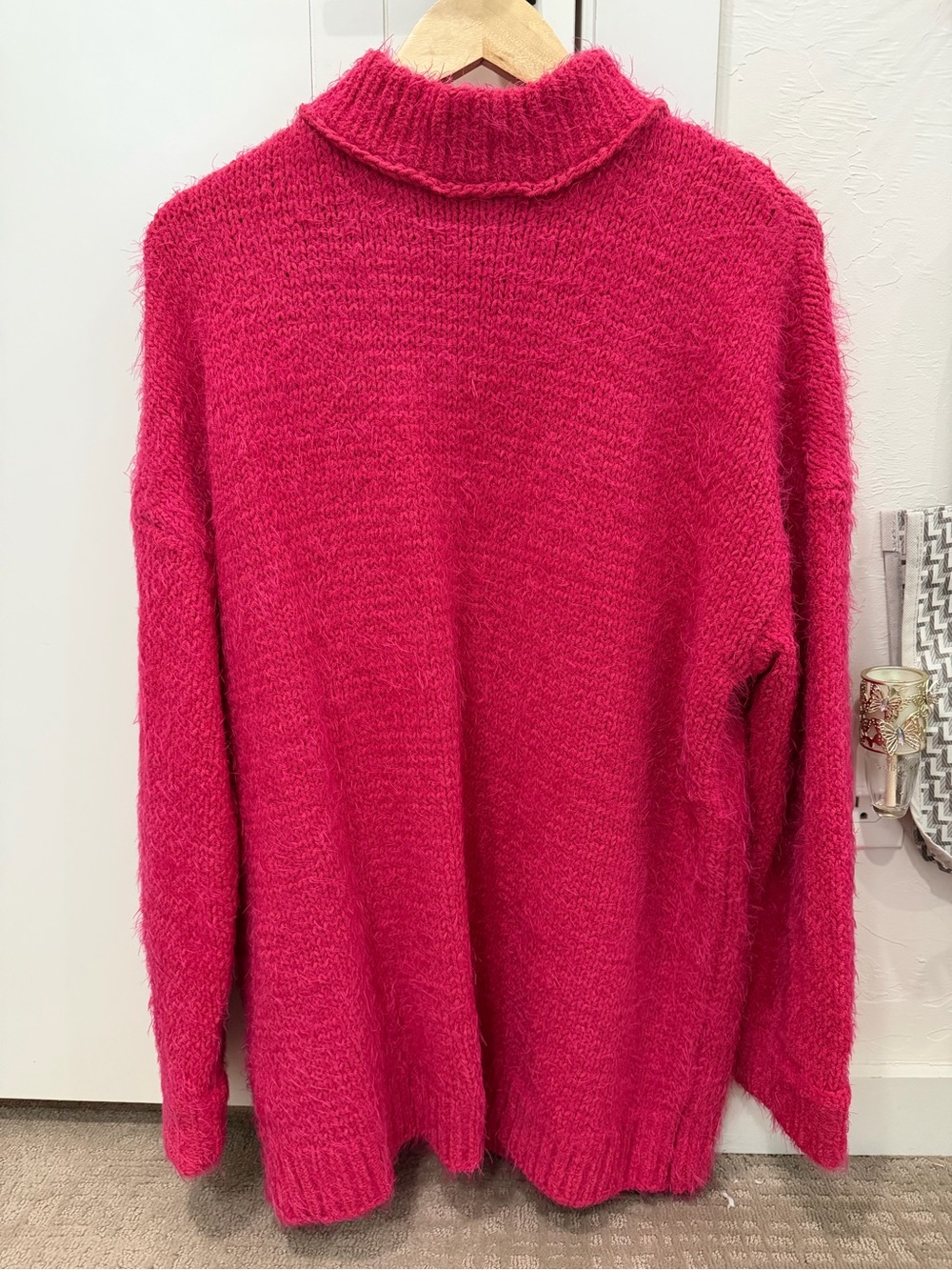 Show Me Your MuMu Timmy Tunic Sweater Dress - Pink Rose Knit - Picture 4 of 6